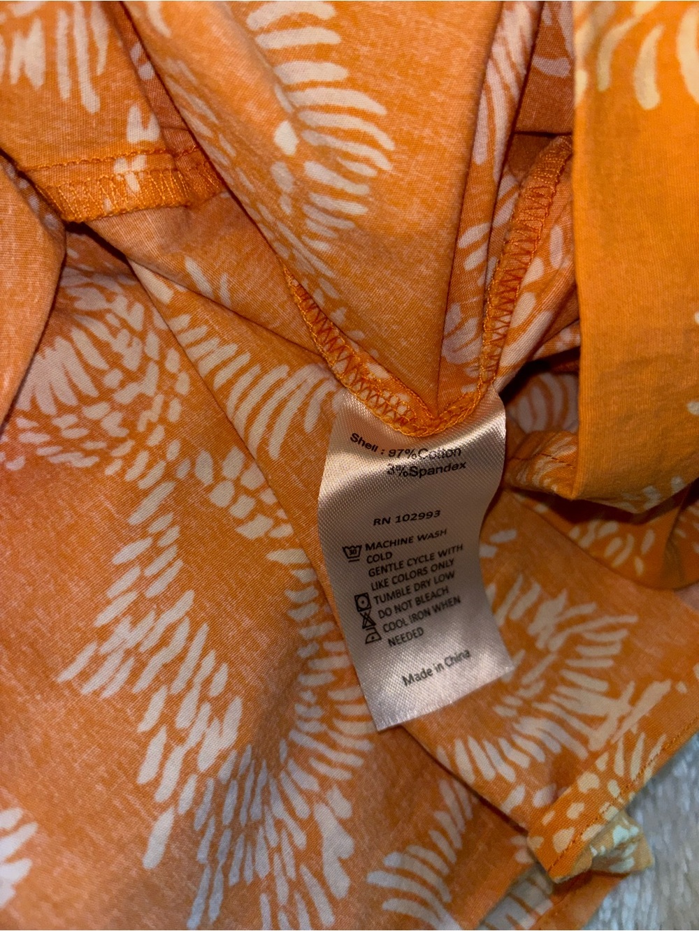 Marissa Webb x RTR Orange and White Flutter Sleeve Midi Dress - Picture 8 of 9